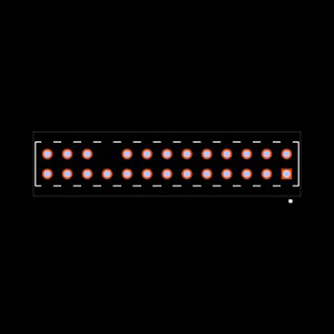 SQW-113-01-L-D-020 Footprint