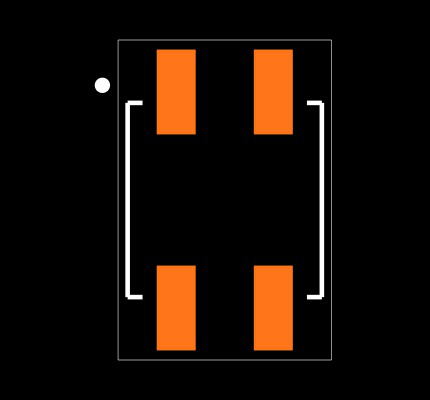 SSM-102-S-DV-TR Footprint