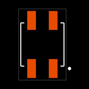 SSM-102-T-DV-K-TR Footprint
