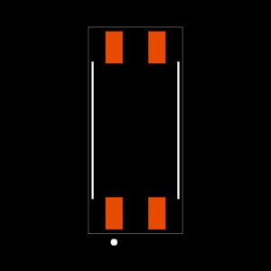 SSM-102-T-SH-TR Footprint