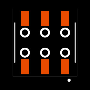 SSM-103-F-DV-BE-P-TR Footprint