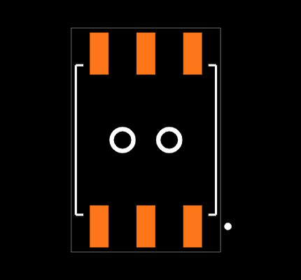 SSM-103-L-DH-LC Footprint