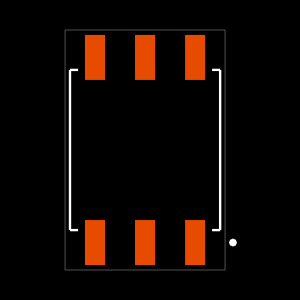SSM-103-L-DH-TR Footprint
