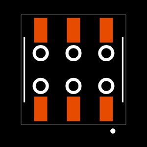 SSM-103-L-DV-BE-TR Footprint