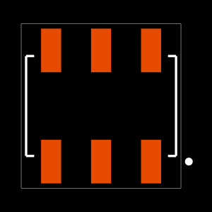 SSM-103-L-DV-P-TR Footprint