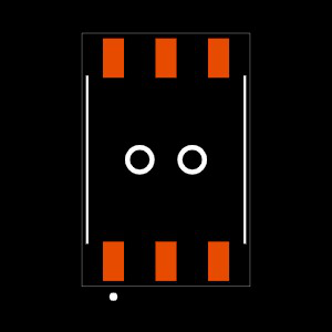 SSM-103-L-SH-LC Footprint