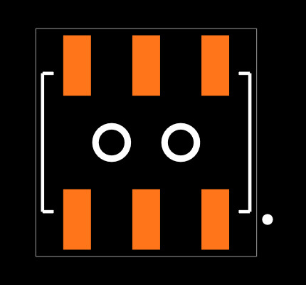 SSM-103-T-DV-LC Footprint