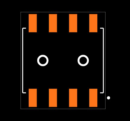 SSM-104-F-DH-LC Footprint