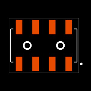 SSM-104-F-DV-A-TR Footprint