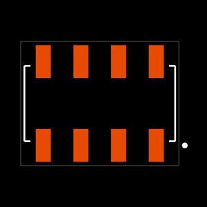 SSM-104-F-DV-P-TR Footprint