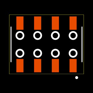 SSM-104-L-DV-BE Footprint