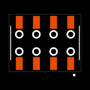 SSM-104-L-DV-BE-M Footprint