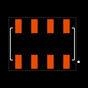 SSM-104-S-DV-001 Footprint
