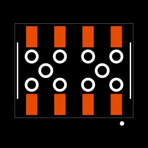 SSM-104-S-DV-BE-A-K Footprint