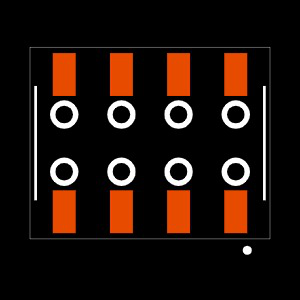 SSM-104-S-DV-BE-TR Footprint