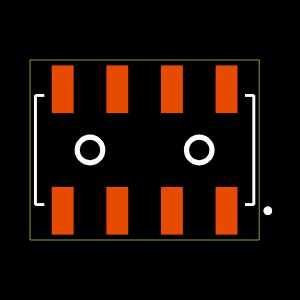SSM-104-S-DV-LC-K Footprint