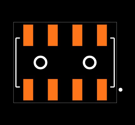 SSM-104-S-DV-LC-K-TR Footprint