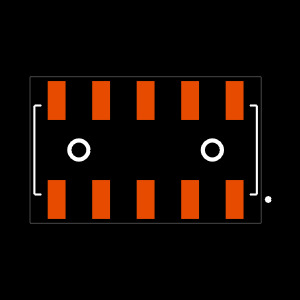 SSM-105-F-DV-A-K-TR Footprint