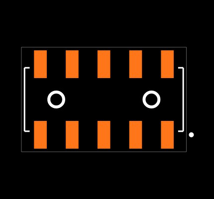 SSM-105-F-DV-LC Footprint