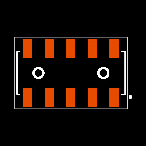 SSM-105-L-DV-LC-009-P-TR Footprint