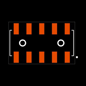 SSM-105-L-DV-LC-M Footprint