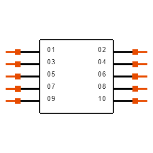 SSM-105-L-DV-P-TR Symbol