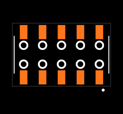 SSM-105-LM-DV-BE Footprint