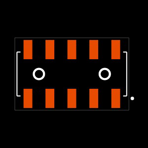 SSM-105-LM-DV-LC Footprint