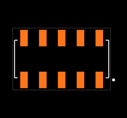SSM-105-S-DV-TR Footprint