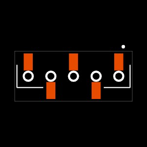 SSM-105-S-SV-BE-K Footprint