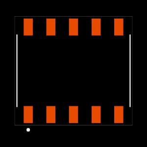 SSM-105-SM-SH Footprint