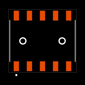 SSM-105-SM-SH-LC Footprint