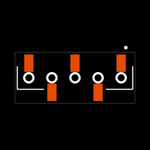 SSM-105-SM-SV-BE Footprint