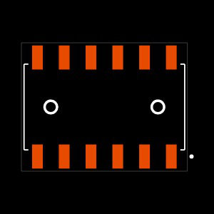 SSM-106-F-DH-LC-TR Footprint