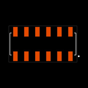 SSM-106-F-DV-P-TR Footprint