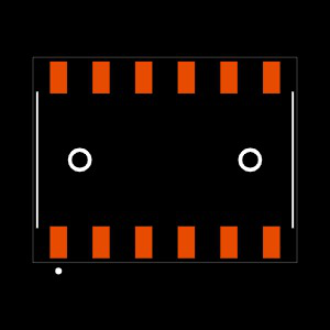 SSM-106-F-SH-LC Footprint