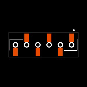 SSM-106-F-SV-BE-K Footprint