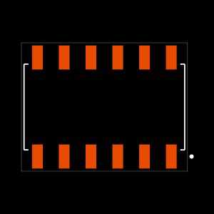 SSM-106-L-DH-007 Footprint