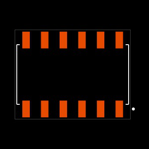 SSM-106-L-DH Footprint