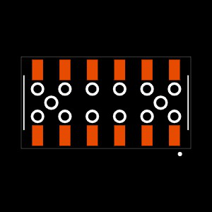 SSM-106-L-DV-BE-A-M-TR Footprint