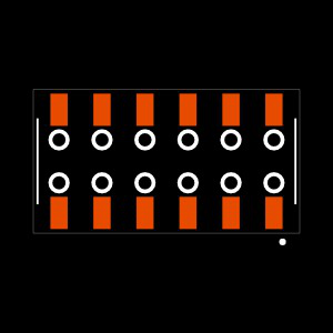 SSM-106-L-DV-BE-M Footprint