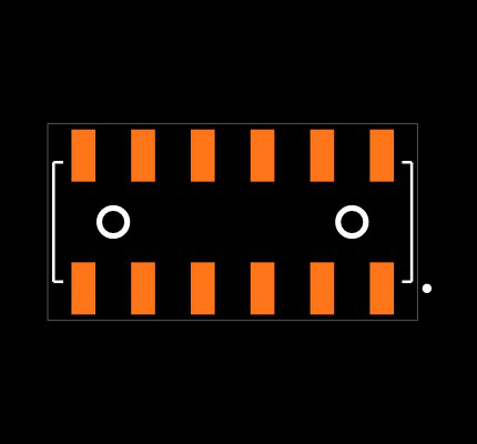 SSM-106-LM-DV-LC-K-TR Footprint