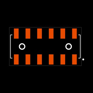 SSM-106-LM-DV-LC-P-TR Footprint