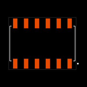 SSM-106-S-DH Footprint