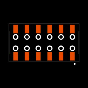 SSM-106-S-DV-BE-P Footprint
