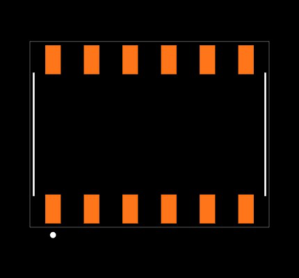 SSM-106-SM-SH Footprint