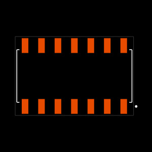 SSM-107-F-DH Footprint