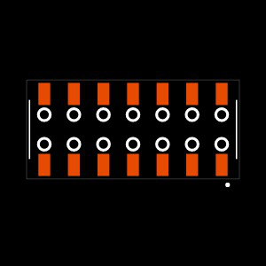 SSM-107-F-DV-BE-TR Footprint