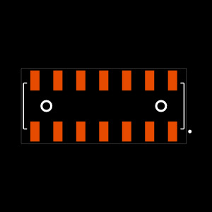 SSM-107-L-DV-A Footprint