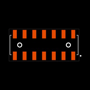 SSM-107-L-DV-A-M-TR Footprint